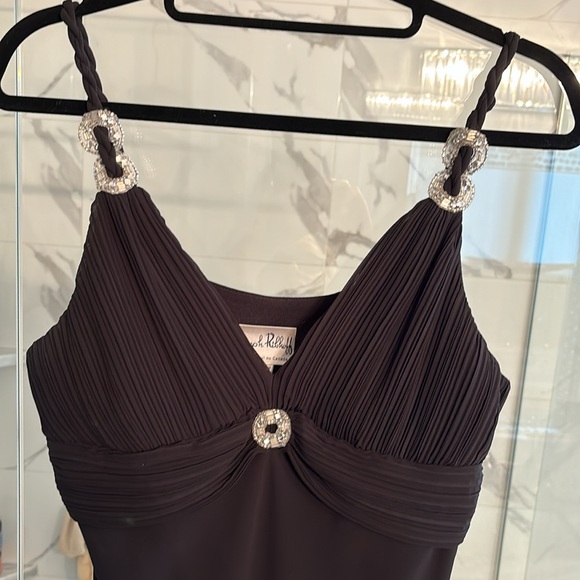 Vintage year 2K Joseph Ribkoff  little black dress with sparkling embellishments - Picture 15 of 17